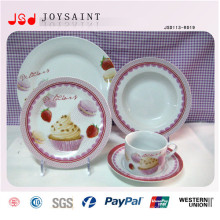 Placas de jantar maioria baratas de venda quente da porcelana 9inch para a massa